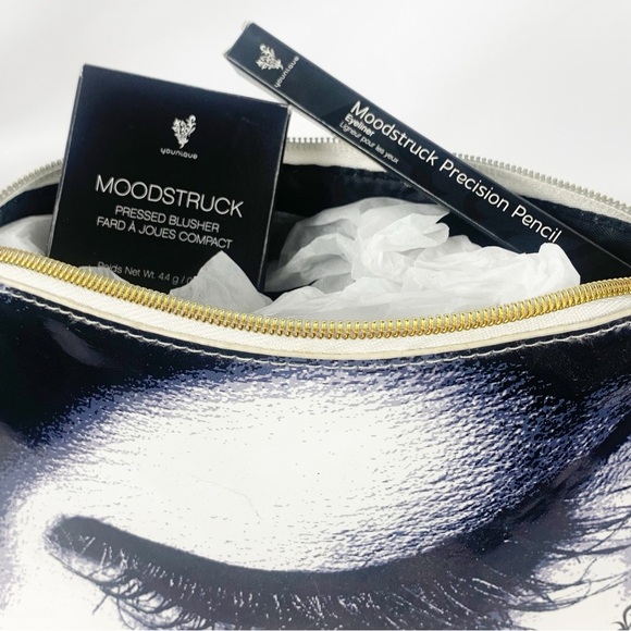 ✨ Younique Moodstruck Bundle- Blusher “Sweet”+Eyeliner 🖤+Cosmetic Bag - Picture 12 of 12